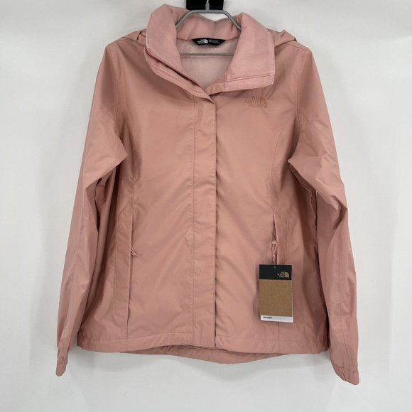 The North Face Jackets & Blazers - The North Face Resolve 2 Rain Jacket Full Zip Hood Waterproof Womens S Rose Gold